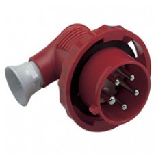 Fiche mobile coudée 16A 3PNT 380-415V IP67 50-60HZ