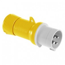 Fiche mobile industrielle-droite-16A-3P+T-100..130V CA-IP 44