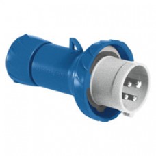 Fiche mobile industrielle-droite-16A-3P+T-200..250V CA-IP 67