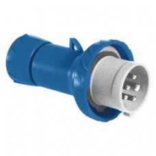 Fiche mobile industrielle-droite-16A-3P+N+T-200..250V CA-IP 67