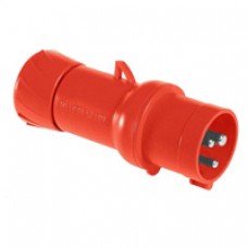 PratiKa - fiche mobile industrielle droite - 32 A - 2P+T - 380-415 V CA - IP44