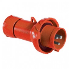Fiche mobile industrielle-droite-16A-2P+T-380..415V CA-IP 67