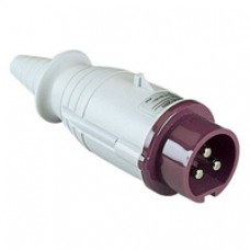 Fiche mobile industrielle-droite-16A-3P-20..25V CA-IP 44