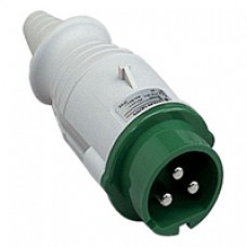 Fiche mobile industrielle-droite-32A-3P-20..25V CA-IP 44