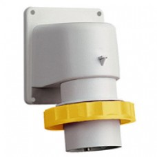 Socle de connecteur industriel-32A-2P+T-100..130V CA-IP 67