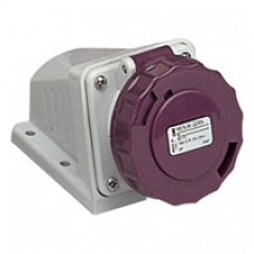 Socle de prise industrielle-32A-2P-20..25V CA-IP 67