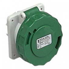 Socle de prise industrielle-droite-16A-3P-20..25V CA-IP 67