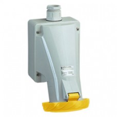Socle de prise industrielle-16A-3P+N+T-100..130V CA-IP 67