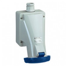 Socle de prise industrielle-16A-3P+N+T-200..250V CA-IP 67