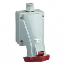 Socle de prise industrielle-16A-3P+N+T-380..415V CA-IP 67
