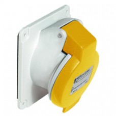 Socle prise inclinée-32A-IP44-110-4P-vis