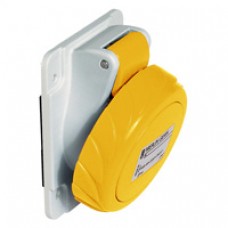 Socle prise inclinée-32A-IP67-110-4P-vis