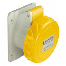 Socle prise droite-16A-IP67-110-3P-vis