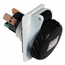 Socle de prise industrielle-coudée-32A-3P+T-480..500V CA-IP 67