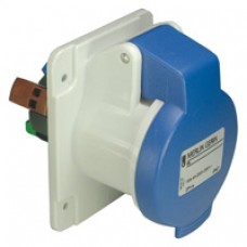 PratiKa - socle de prise industrielle droite 16 A - 2P+T - 200-250V CA - IP44