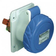 Socle de prise industrielle-droite-16A-2P+T-200..250V CA-IP 67