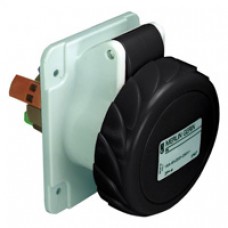 Socle de prise industrielle-droite-32A-3P+T-480..500V CA-IP 67