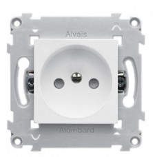 Prise 2 P avec éclipses blanc