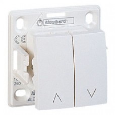Embase + enjoliveur double poussoir pour volets-roulants