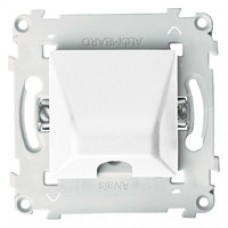 Sortie de câble 20A pour montage avec plaque blanc