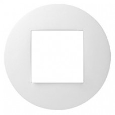 Plaque Luna simple blanc
