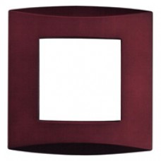 Plaque bordeaux simple satin