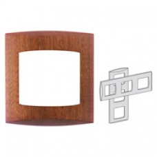 Plaque chêne triple hor/ver 71mm Bois