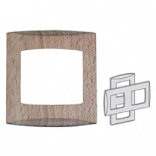 Plaque hêtre brut double hor/ver 71mm Bois