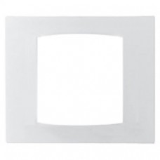 Plaque blanche pour barrettes simple