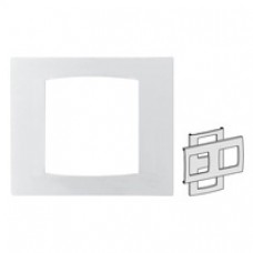 Plaque blanche pour barrettes double hor/ver 71 mm