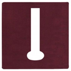 Façade conjoncteur téléphone satin bordeaux