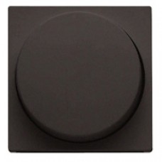 Façade variateur poussoir + rotatif satin graphite