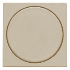 Façade variateur à impulsion satin champagne