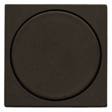 Façade variateur à impulsion satin graphite
