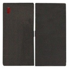 Façade va-et-vient lumineux + poussoir satin graphite