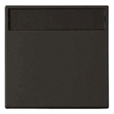Façade BP porte-étiquette satin graphite