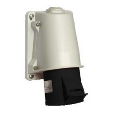 Socle de prise incliné -32 A 3P+N+T - 480-500 V CA - en saillie- IP44
