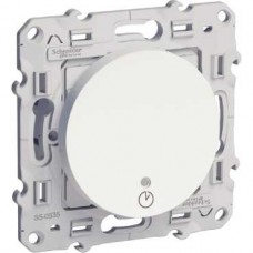 Interrupteur temporisé blanc 1840 W/VA griffes non montées