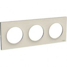 Plaque sable 3 postes horizontaux ou verticaux entraxe 71 mm