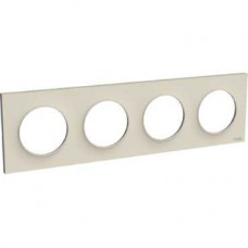 Plaque sable 4 postes horizontaux ou verticaux entraxe 71 mm
