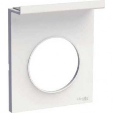 Plaque blanc support téléphone mobile 1 poste