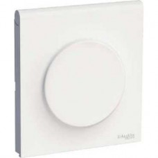 Plaque blanc avec couvercle intégré pour prise 1 poste