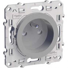 Prise de courant 2P+T aluminium à vis connexion à vis