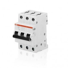 Disjoncteur miniature - S200 - 3P - C - 2 A