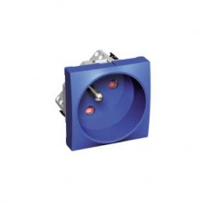 Prise 2P T ROTO bleu