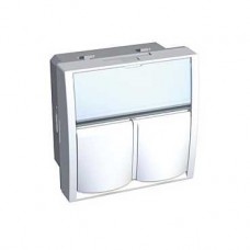 Enjoliveur double RJ45 pour connecteur Infraplus