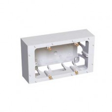 Boîte pour montage en saillie 2 postes profondeur 40 mm