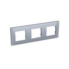 Plaque 3 postes montage horizontal entaxe 71mm schiste