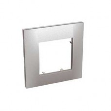 Plaque 1 poste aluminium