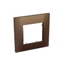 Plaque 1 poste bronze